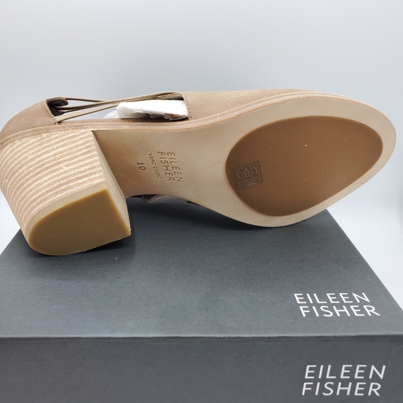 Gorgeous Eileen Fisher Nikki Sandals NIB Dust Bag - Picture 8 of 8